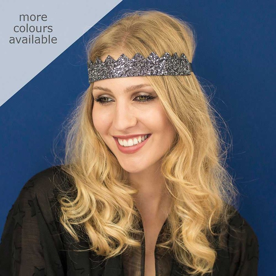 Hair Accessories Crown and Glory Glitter Crown Bandeau