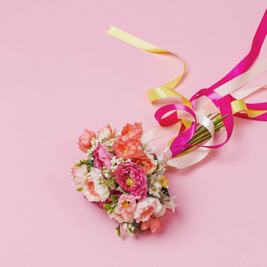 Bridal Crown and Glory Meadow Bouquet In Snowberry Default Title