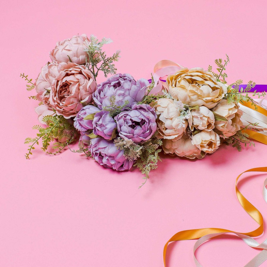 Bridal Crown and Glory Alvina Peony And Fern Bouquet