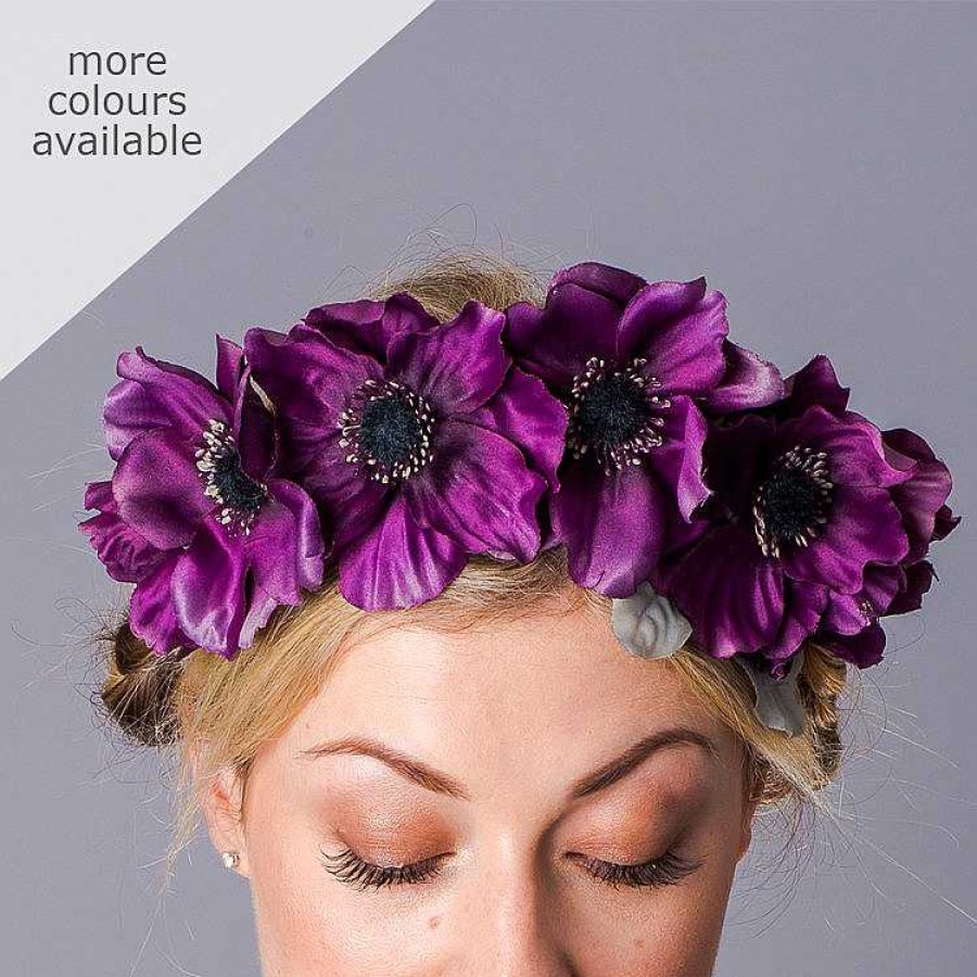 Hair Accessories Crown and Glory Aubrey Anemone Headband