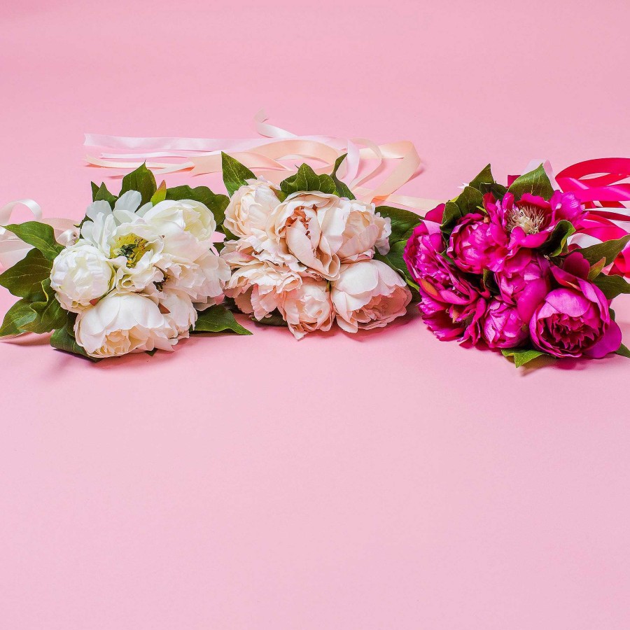 Bridal Crown and Glory Spring Oversize Peony Bouquet