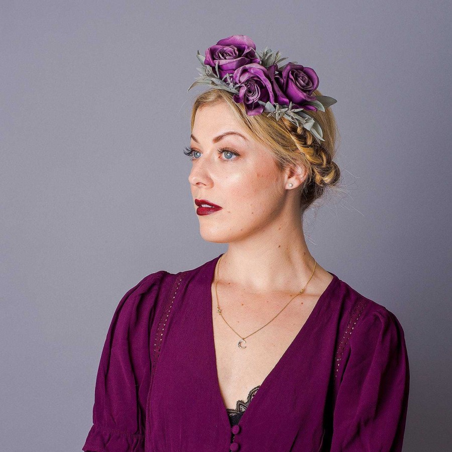 Hair Accessories Crown and Glory Celandine Oversized Rose Headband