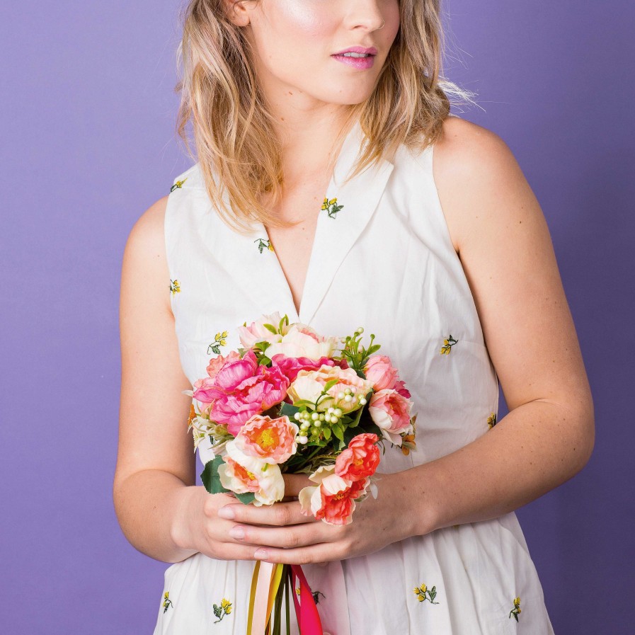 Bridal Crown and Glory Meadow Bouquet In Snowberry Default Title